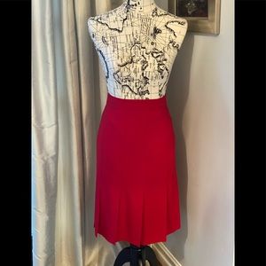 Vintage Red Escada Skirt- Size 44